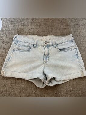 Old Navy Light Blue Denim Cuffed Shorts